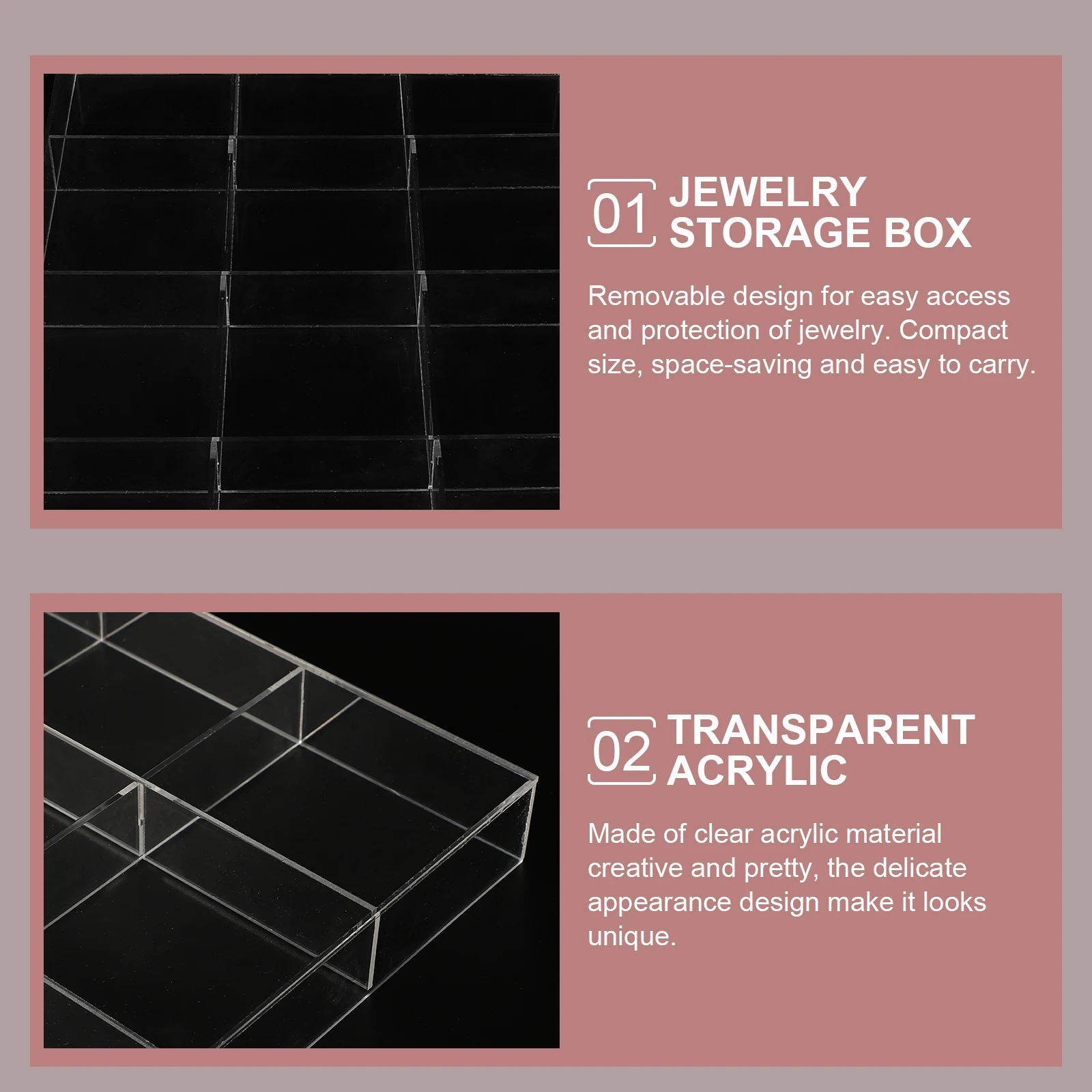 

Organizers Jewelry Storage Tray Retail Earring Display Scattered Beads Jewellery