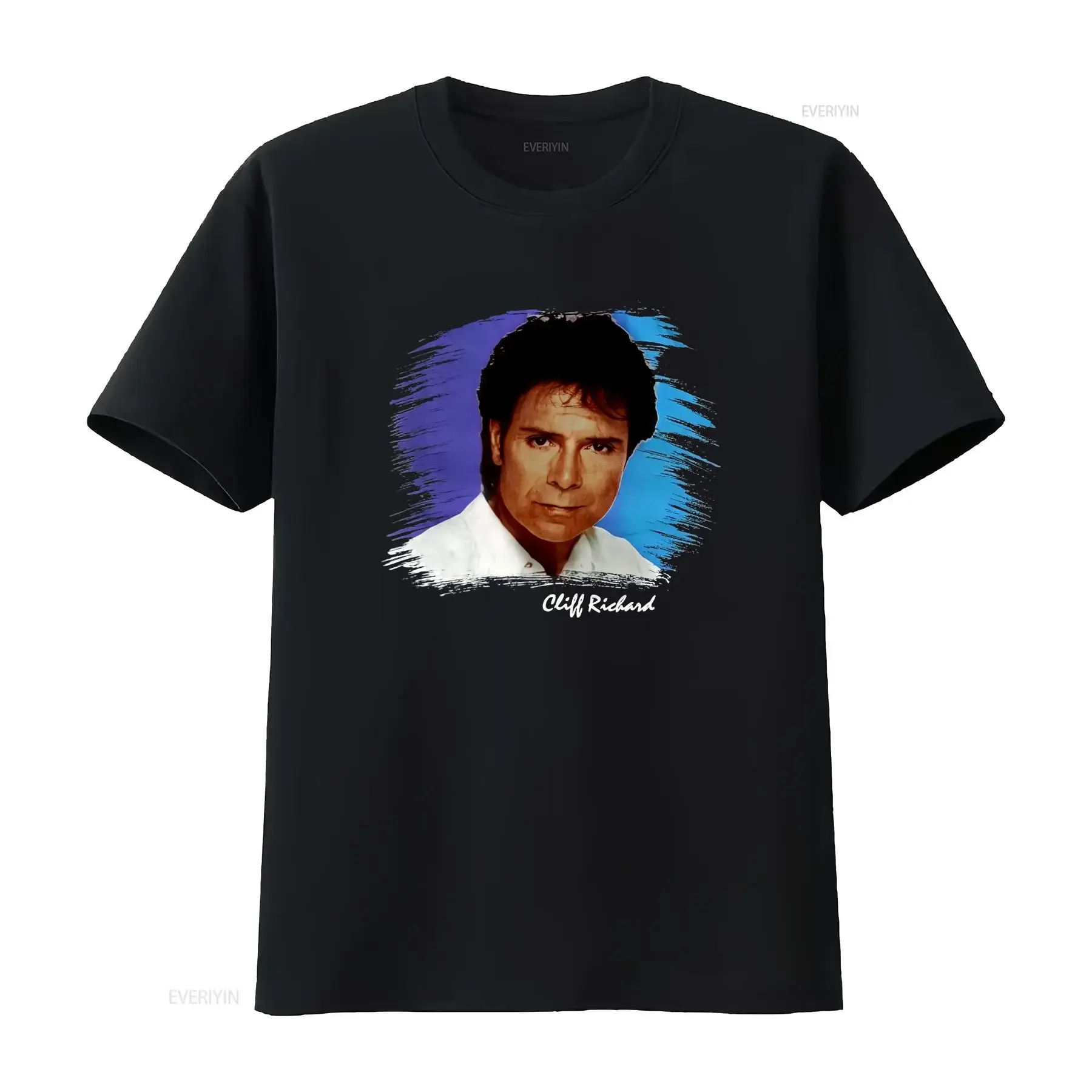 Cliff Richard T Shirt L Men Black Vintage Concert Tour 1994 Band Merch vintage Washed Stylish Stretched Breathable Unisex