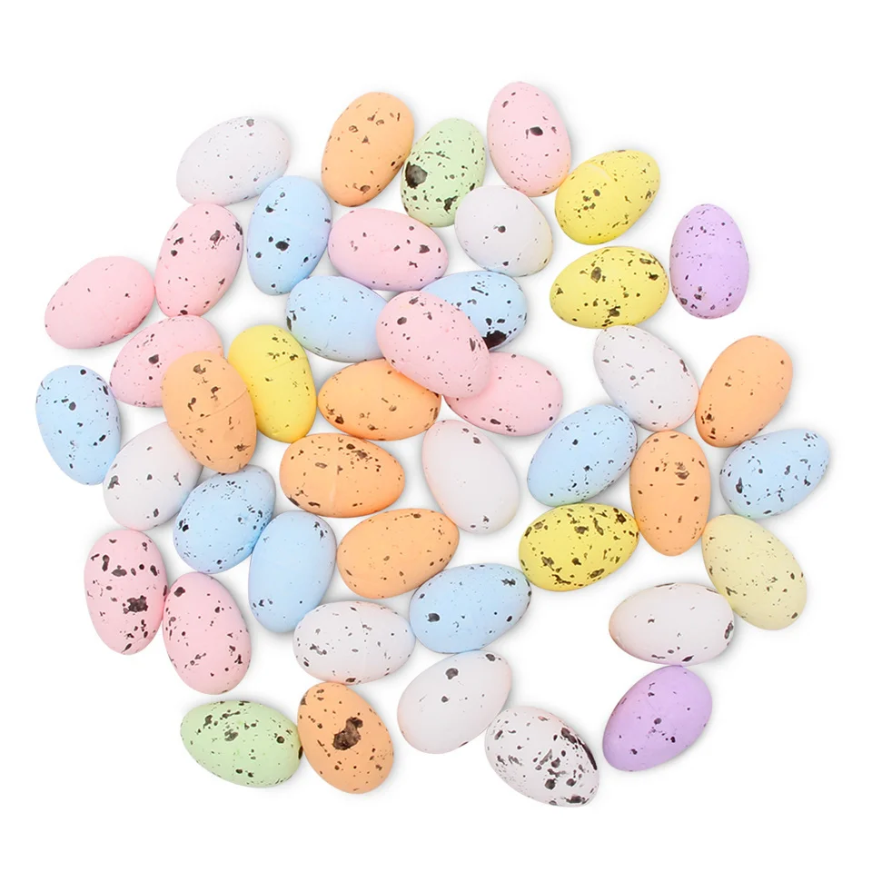 1pack Styrofoam Ball Foam Eggs Multi Size Rattan Wreath for Happy Eater Home Decorations DIY Easter Wreath Kids Gifts Supplies