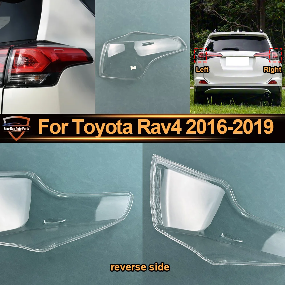 Outer Taillight Shell Tail Lamp Cover Turn Signal Stop Light Mask Replace Original Lampshade For Toyota Rav4 2016 2017-2019