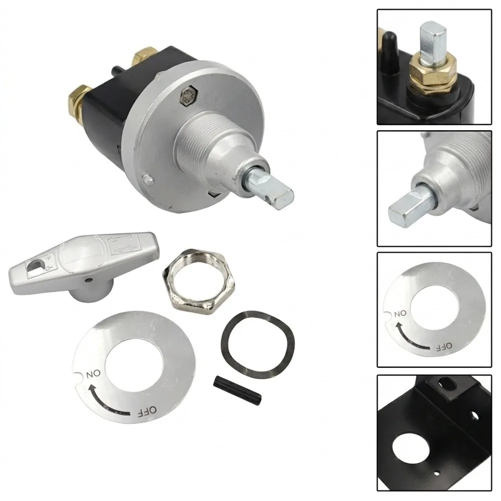 Lockable 12V Battery Isolation Switch for Cars For RVs Trucks and Boats Designed to Prevent Battery Drain and Electrical Damage