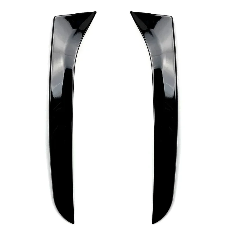 

2 PCS Fit For VW Passat B7 Wagon 2011 2012 2013 2014 2015 Rear Window Side Spoiler Splitter By High Quality ABS Gloss Black