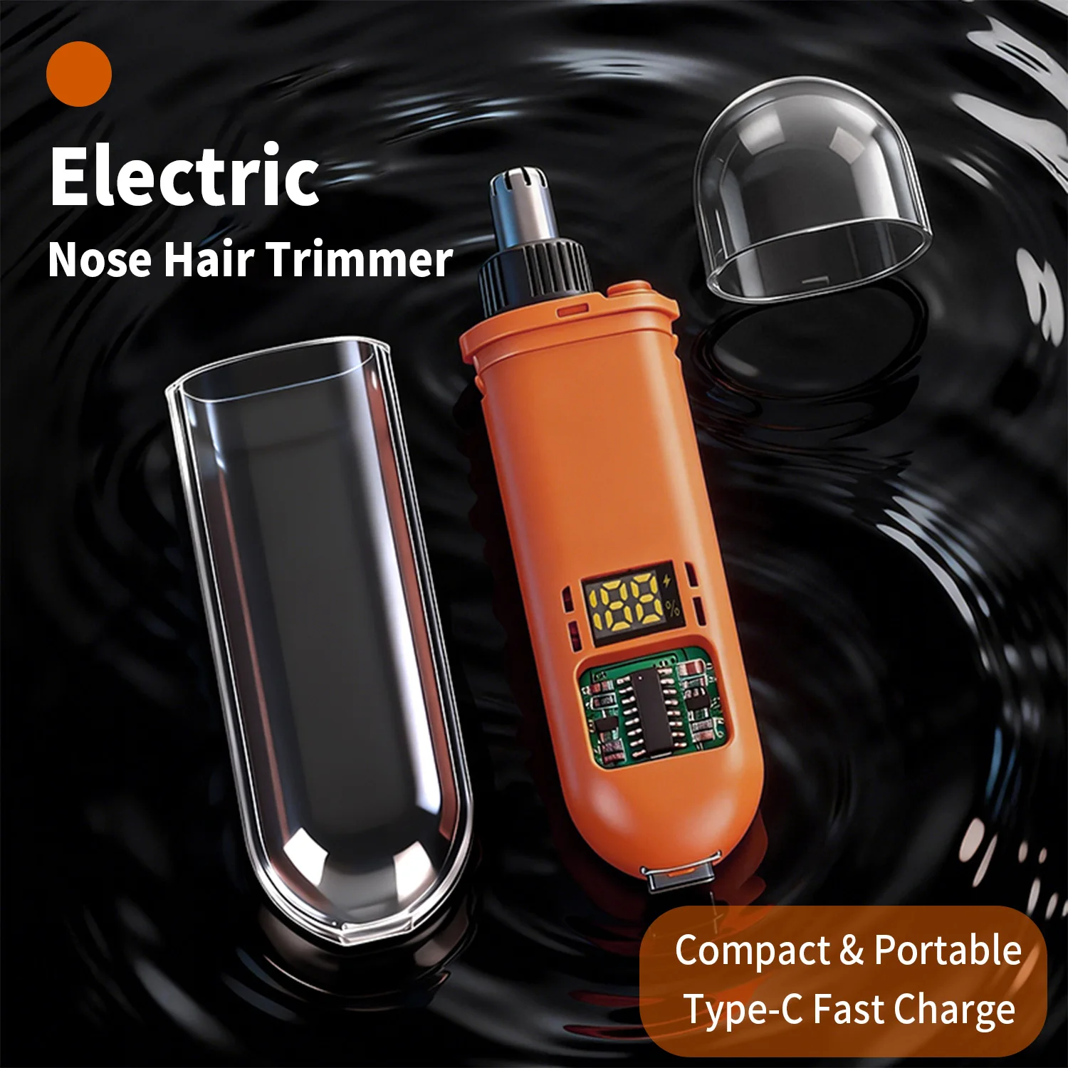 

Mini Electric Nose Hair Clipper Rechargeable Multi-kinetic Shaving Unisex Fully Automatic Washable Shaving Nose Trimmer