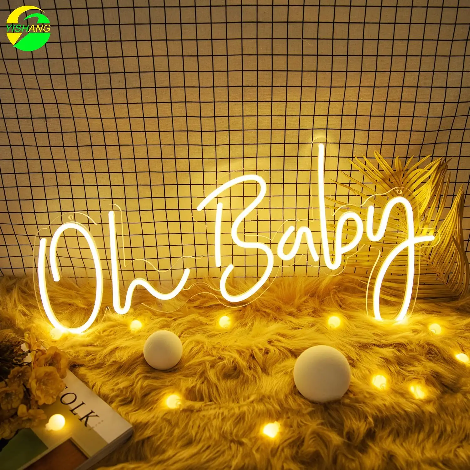 Oh Baby Neon Sign Custom For Party Wall Decor,Personalized Decor Wedding Light,Custom Led Sign For Kids Baby Shower Gifts Home