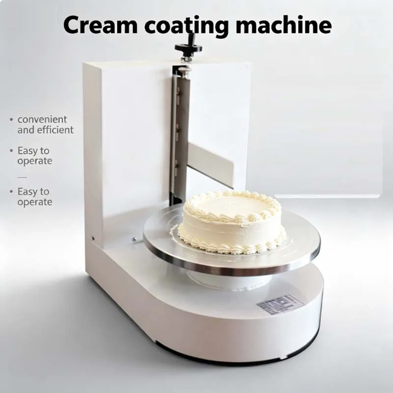 

Inch Automatic Cake Cream Spreading Coating Filling Machine Electric Cake Bread Cream Decoration Spreader Smoothing Machine