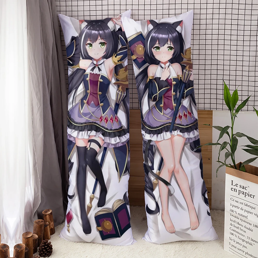 Anime Princess Connect! Re:Dive Kyaru Dakimakura Pillow Cover Hugging Body Life-Size Pillowcase Throw Cushion Pillow Case