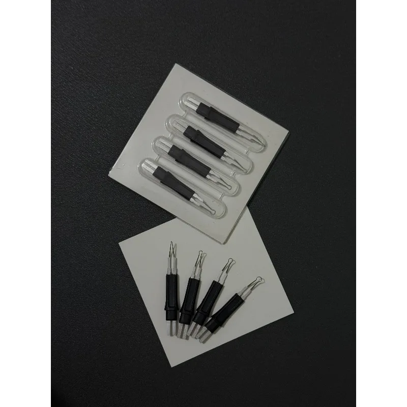 

Dental Glue Tip Cutter Cutter Head Oral Fuse Head Heating Pen Hot Melt Needle Root Canal Filling Cutting Accessories 4 Sets