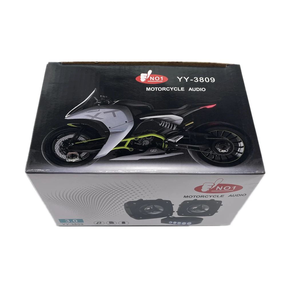 Motorcycle Horns With Handle Switch Audio Support FM Radio Bluetooth TF Card Playback & USB Mobile Phone Charging Waterproof