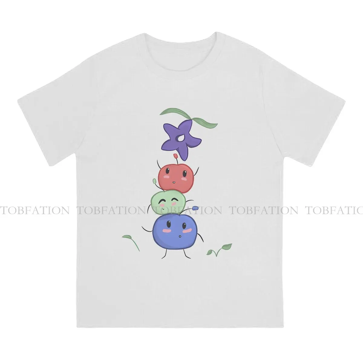 Stardew Valley Apples 100% Cotton T Shirt Harajuku Homme Men's Tee Shirt O-Neck Short Sleeve