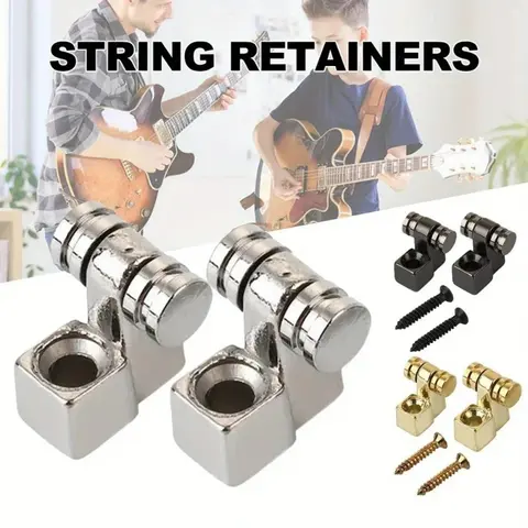 3-Color for Fenders Strat Tele ST TL, Electric Guitar Strings, Ball Press Button, Lock Button, Roller Guide