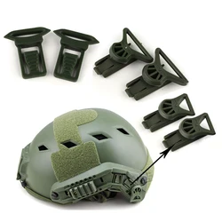 Accessori per casco occhiali Clip girevoli casco softair guide laterali Clip per occhiali girevoli dotati di caschi veloci