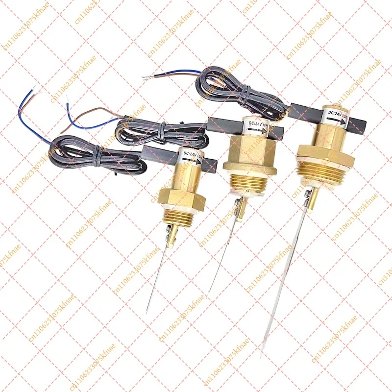 All Copper Target Flow Switch - 1 Inch (4/6-point) Brass Water Flow Sensor with Inductive Signal for Water Heater & Pump Control