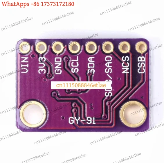 k3 GY-91 MPU9250 + BMP280 10DOF Sensor Module, 9-Axis IMU Accelerometer Gyroscope Magnetometer