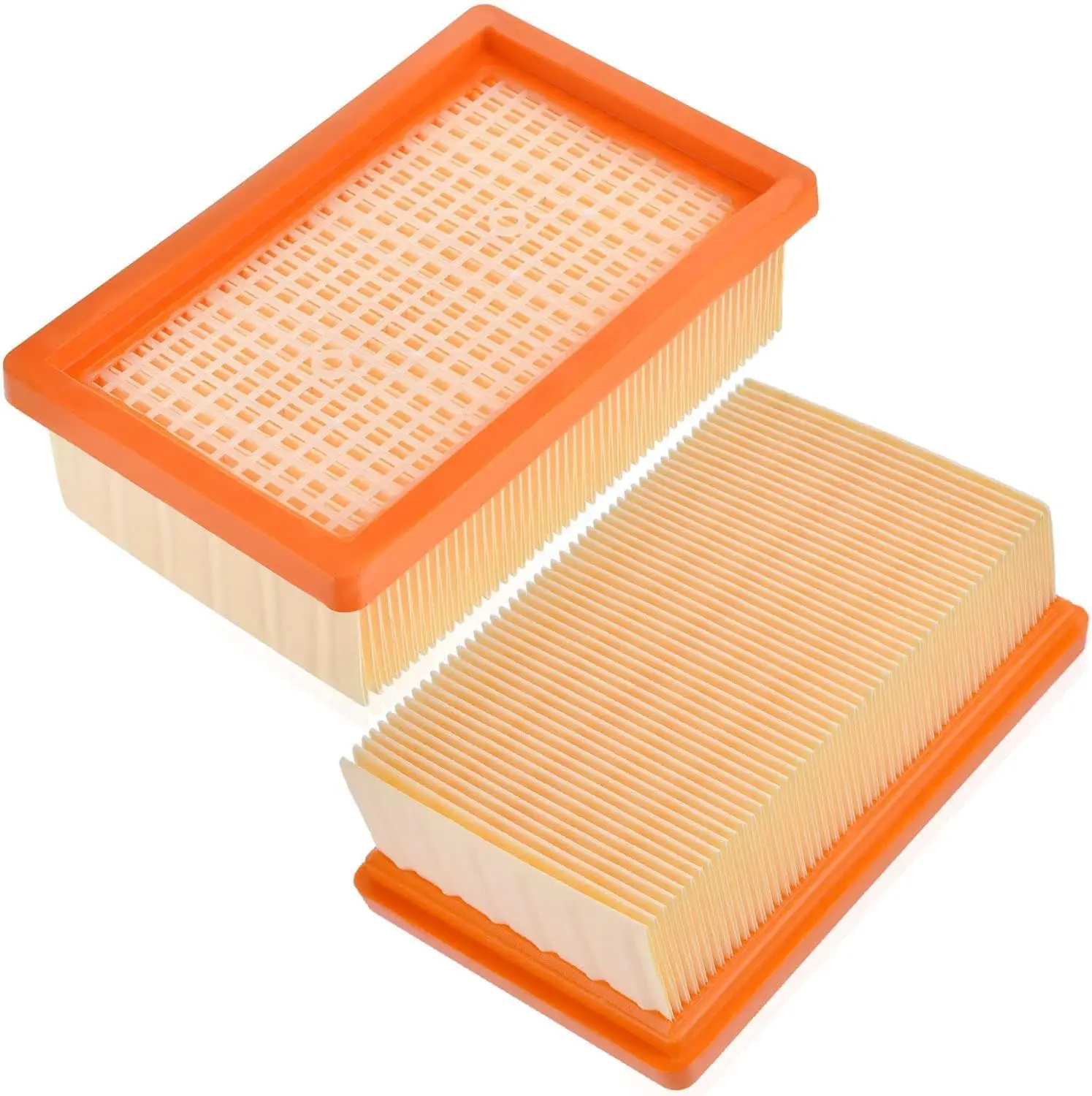 1 unidade de Filtro Plano Plissado para Aspiradores Karcher WD4/WD5/WD6/MV4/MV5/MV6/NT 30/1, Peças de Reposição, Peças para Aspirador de Janelas, Aspirador de Piso, Sacos de Pó, Acessórios para Filtro de Água