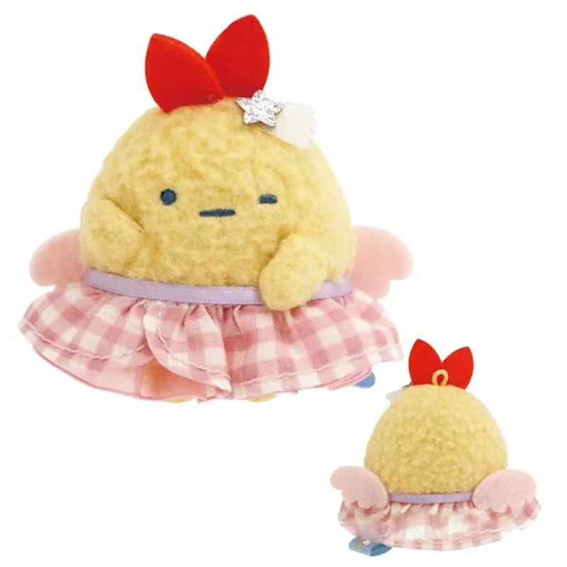 Sumikkogurashi Idol Serie Plüsch-Schlüsselanhänger, süßer Pinguin-Taschenanhänger, Kawaii gebratene Garnelen, weiche Sachen, Zubehör für Geburtstagsgeschenk