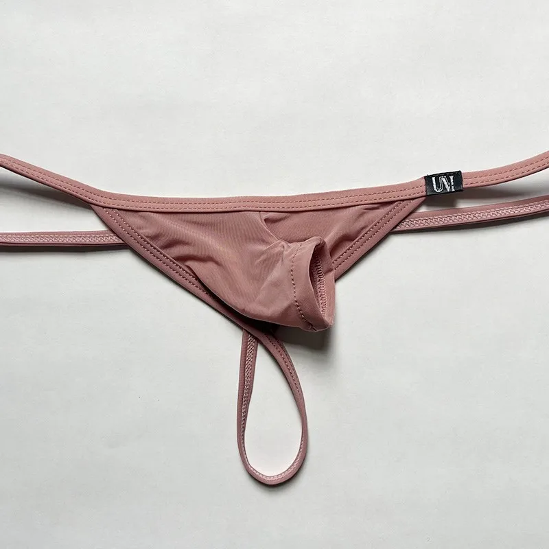Men's Low-Rise Sexy Underwear Elephant Trunk Opening Thongs Enlarged Size Short And Comfortable Unisex Design