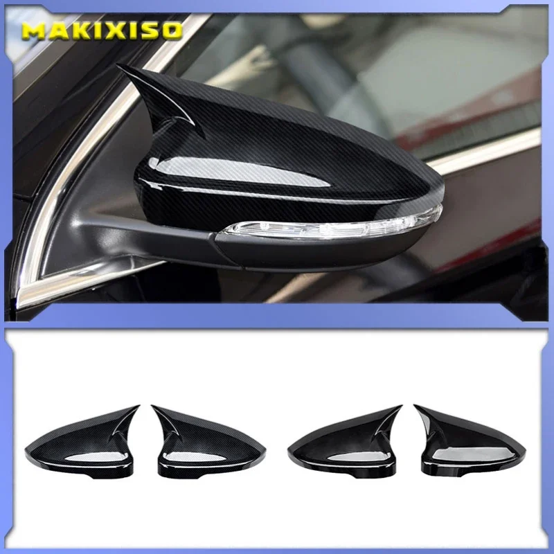 For Volkswagen VW CC Beetle Jetta Passat Sagitar Magotan Scirocco EOS Bora Rearview mirror cover carbon fiber side mirror cover