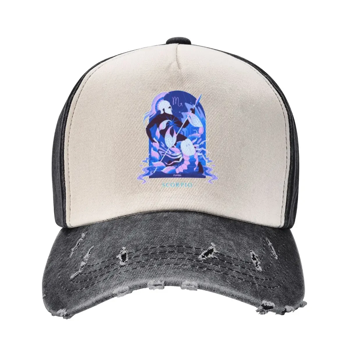 

Onyx - Scorpio - Ancient Greek Astrology Series Baseball Cap sun caps Winter hat Trucker Cap Woman Hats Men's