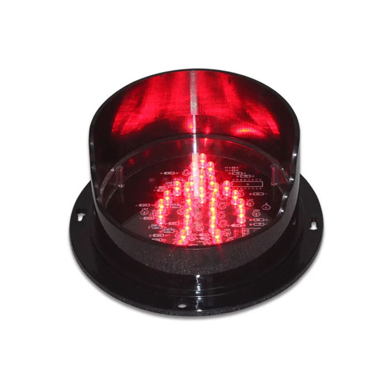 ออกแบบใหม่ที่กำหนดเอง125Mm สีแดงสีเขียว Static Pedestrian Traffic Light เปลี่ยน