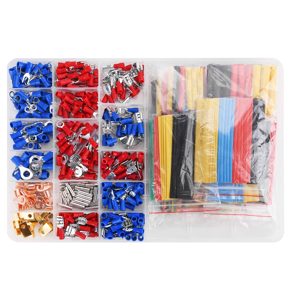 678PCS Heat Shrink Tube Sleeving Set Assorted Polyolefin Heat Shrink Tubing Tube Wire Cable Insulation Sleeves Wrap Wire Set