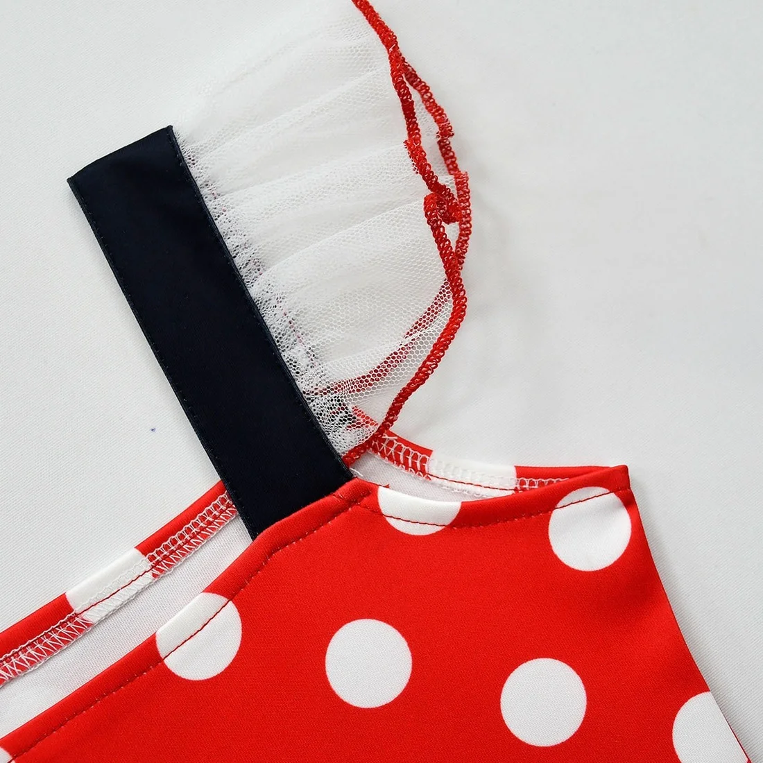 Summer Polka Dot Baby Girl Casual Dress Kids Toddler Mickey Minnie Cartoon Clothes Girls Cute Princess Sling Ballerina Dresses