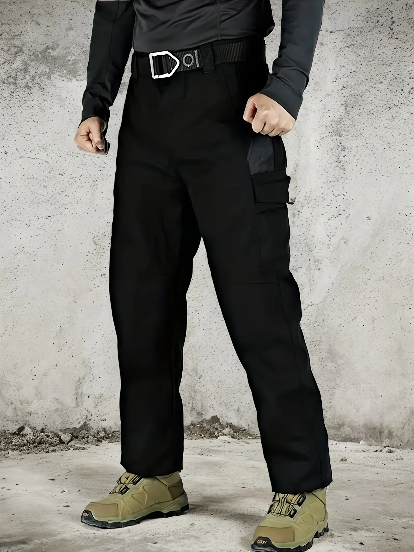 Men's Tactical Cargo Pants Plus Size High Quality Outdoor Casual Sports Pant Hiking Fishing Waterproof Multi-pocket Men Trousers