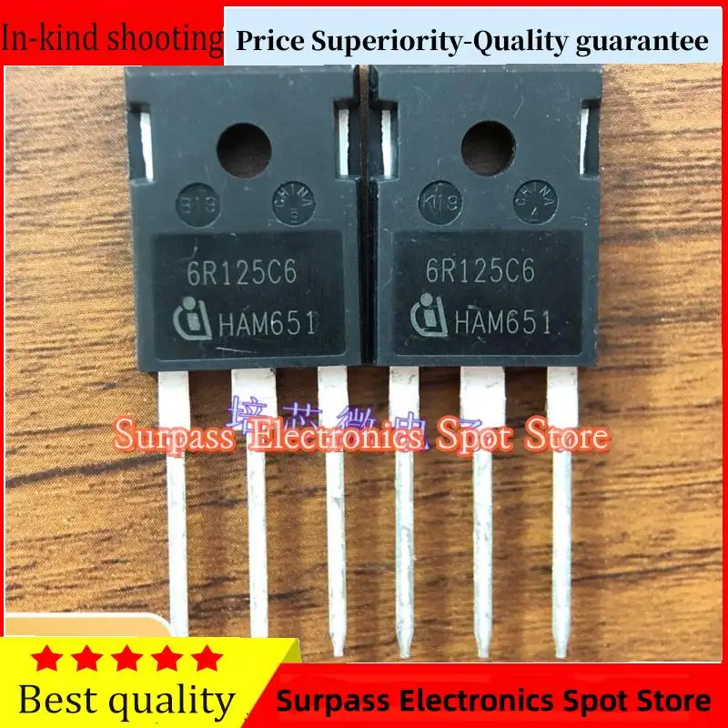 10PCS-100PCS  6R125C6 IPW60R125C6 TO247 30A 650VMOS Price Superiority-Quality guarantee