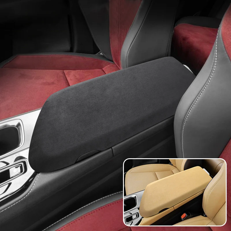 For Lexus NX-NX260 NX350h Armrest Box Lid Cover Case Panel Shell Alcan tara Protective Pad Interiors Moulding Arm Rest Parts