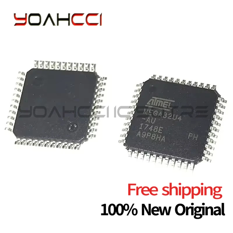 (2-10piece)100% New ATMEGA32U4 ATMEGA32U4-AU QFP-44 Chipset Original free shipping