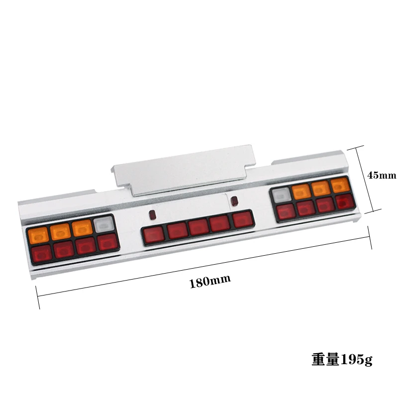 Simulation Metal Taillight for 1/14 Tamiya RC Truck Car Scania R730 R620 R470 56323 MAN TGS TGX 56325 26329 Diy Parts Toys