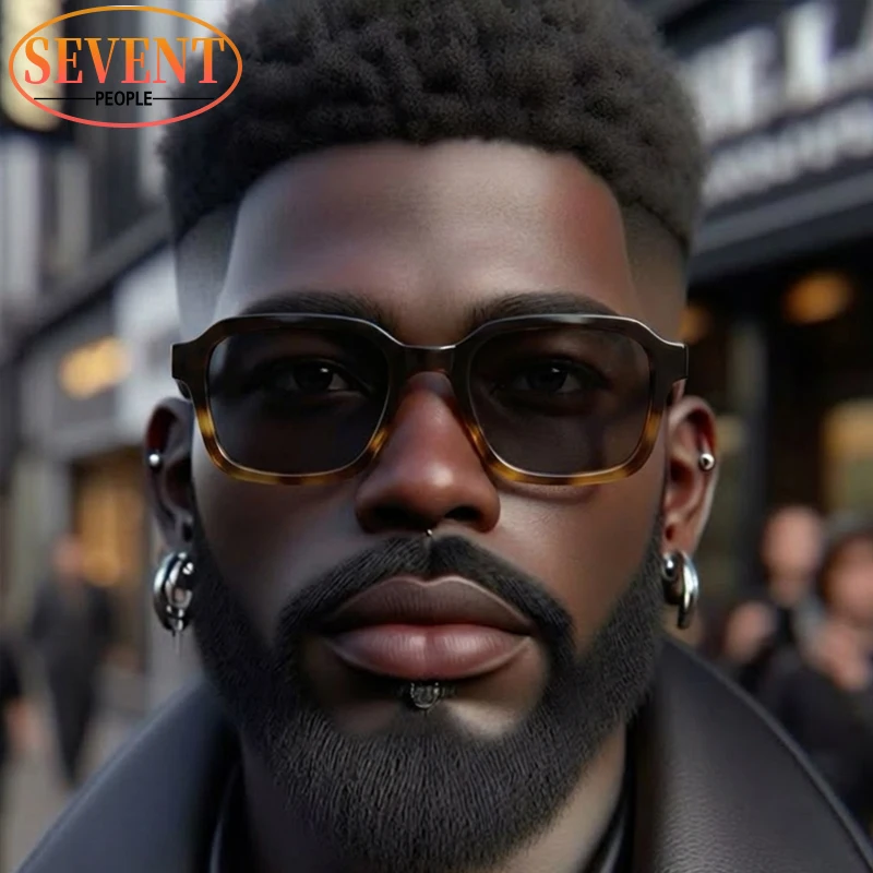 

Classic Steampunk Square Sunglasses Men 2026 Luxury Brand Vintage Outdoor Photochromic Sun Glasses for Male Driving Shades UV400