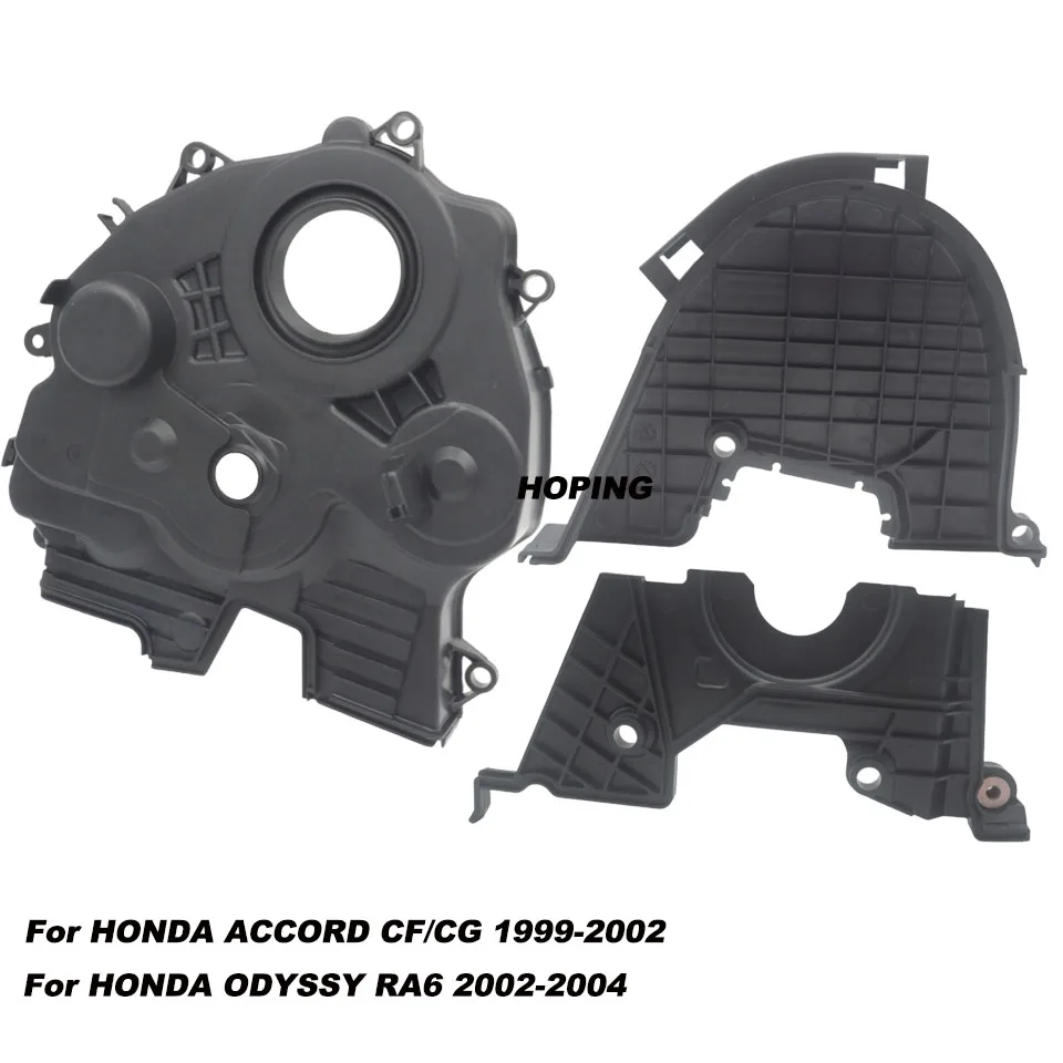 

Hoping Timing Belt Cover For HONDA ACCORD 1998-2002 ODYSSEY 2.0L 2.3L 11810-PAA-800 11820-P0A-000 11830-P0A-000 Timing Belt BACK