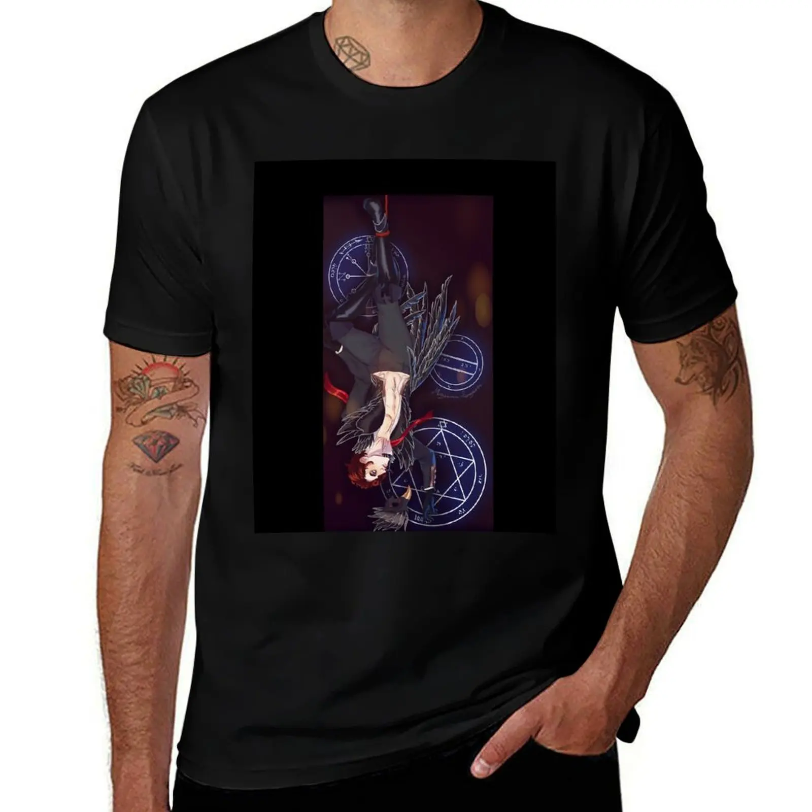 The hanged man T-Shirt vintage clothes anime figures tops men graphic t shirts