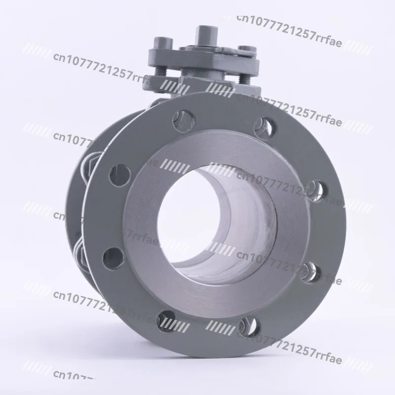 2PCS manual power carbon steel flanged ball valve can be customized