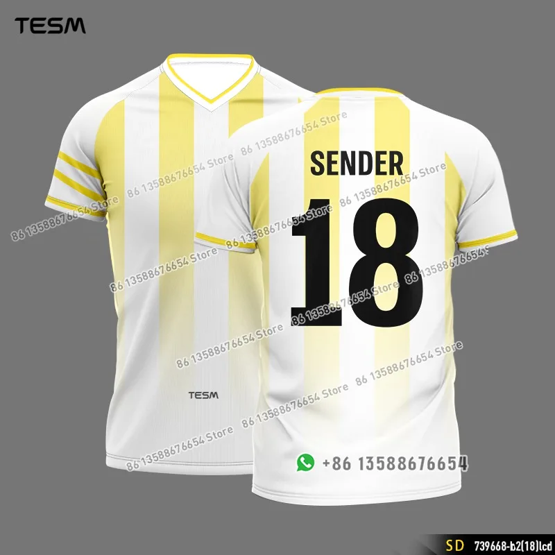 

TESM 2025 Summer Men Breathable Sports Short - Sleeve T - Shirts HD Prints, Ideal Running, Fan Retro Tops