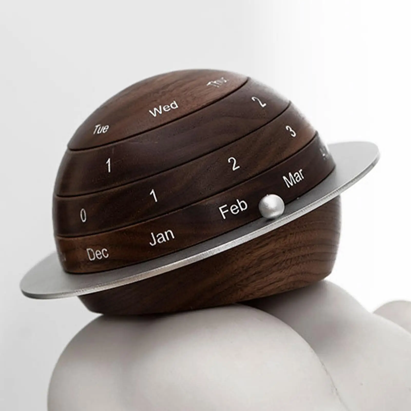 الإبداعية الأرض خشبية الروتاري التقويم اليومي العد التنازلي مكتب التقويم الدائم الحلي لسطح المكتب المنزلي #4