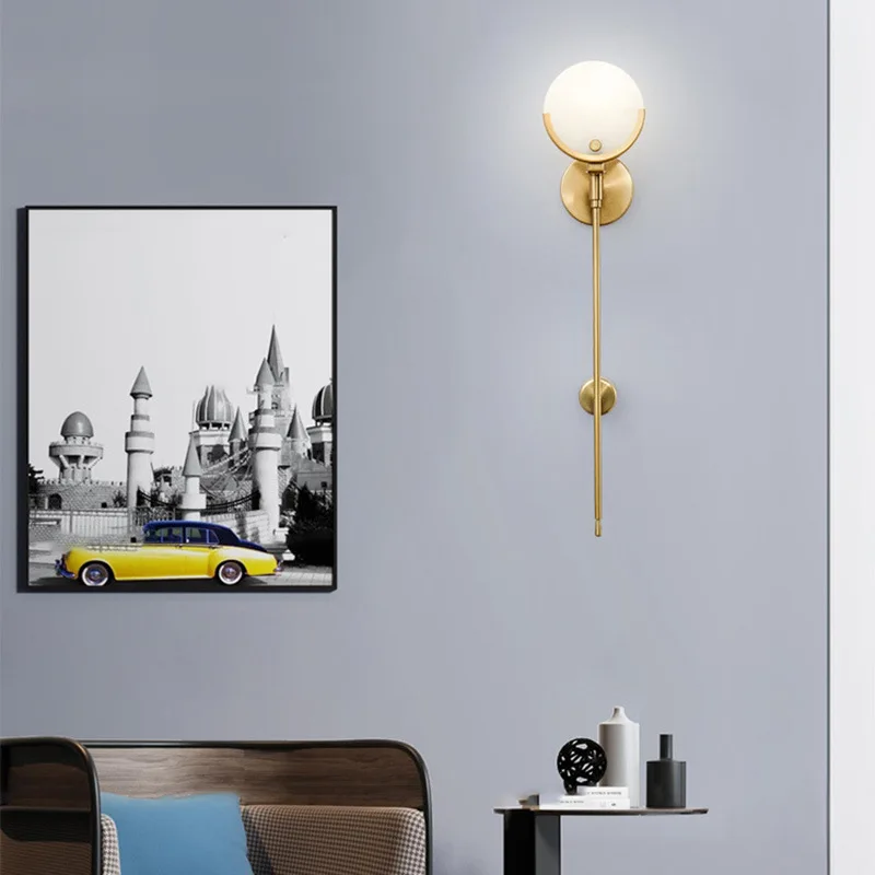 

Nordic Luxury cloud stone Wall Lamp Bedroom Bedside Background Light Crystal Decoration Corridor Lighting Indoor wall lamp