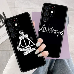 H-Harry P-Potter Phone Case For Samsung Galaxy S23 S22 S21 S20 FE S10 S10e S9 S8 Ultra Plus Lite Black Soft Cover