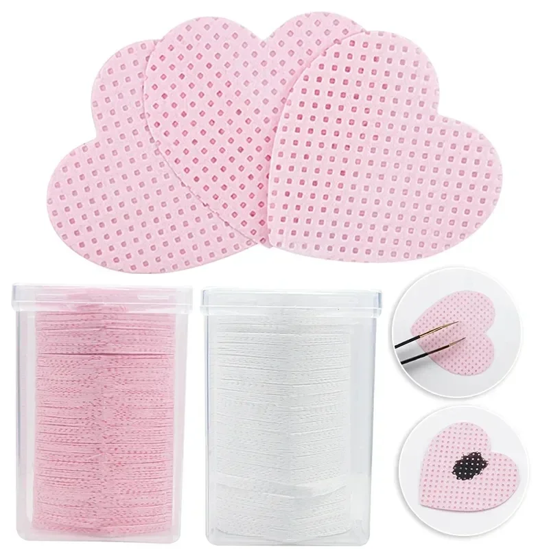 Lingettes en Papier Coton pour Dissolvant de Colle à Cils, Tampons Nettoyants pour la Bouche de la Bouteille de Colle, Empêche l'Ecreusement des Extensions de Cils, 200 Pièces