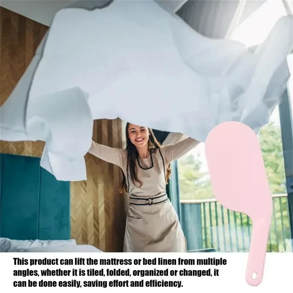 منظم ملاءة السرير متعدد الوظائف غير قابل للانزلاق أسهل من البلاستيك المتين أداة مساعد أداة استبدال ملاءة سرير لغرفة النوم