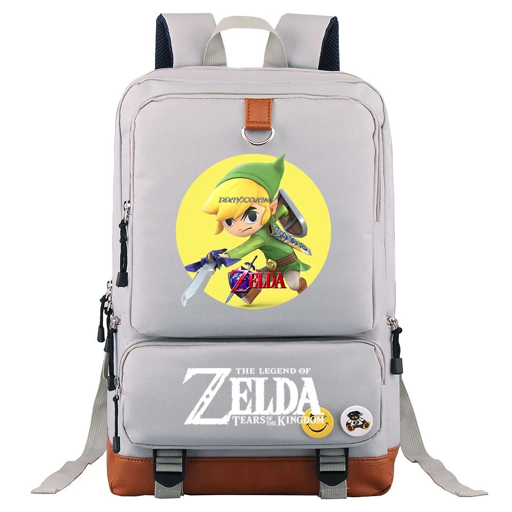 Zelda Shoulder Bag Men and Women Travel Computer Bag Primary and Secondary School Students Bag Large Capacity