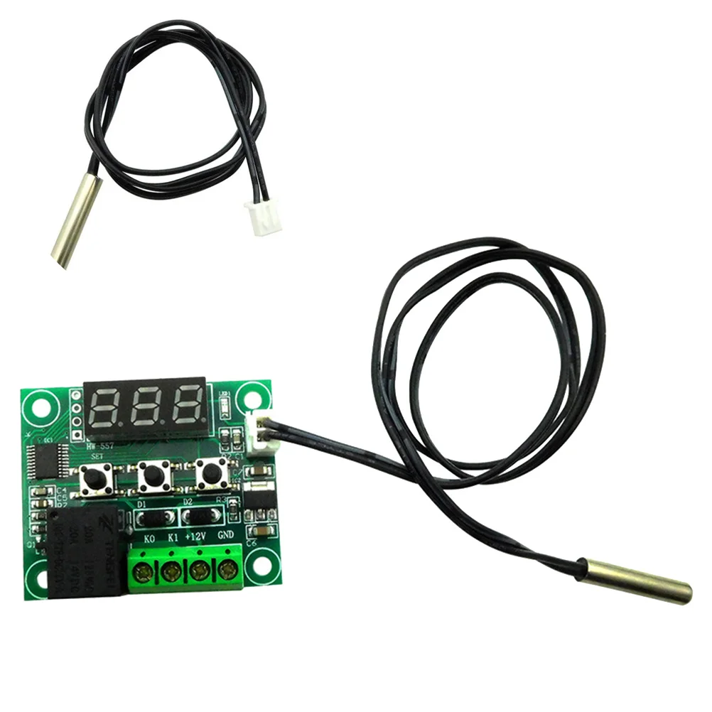 12V Programmable Thermostat Module For Central Air Conditioner Fan Coil Units Heating Cooling Room Temperature