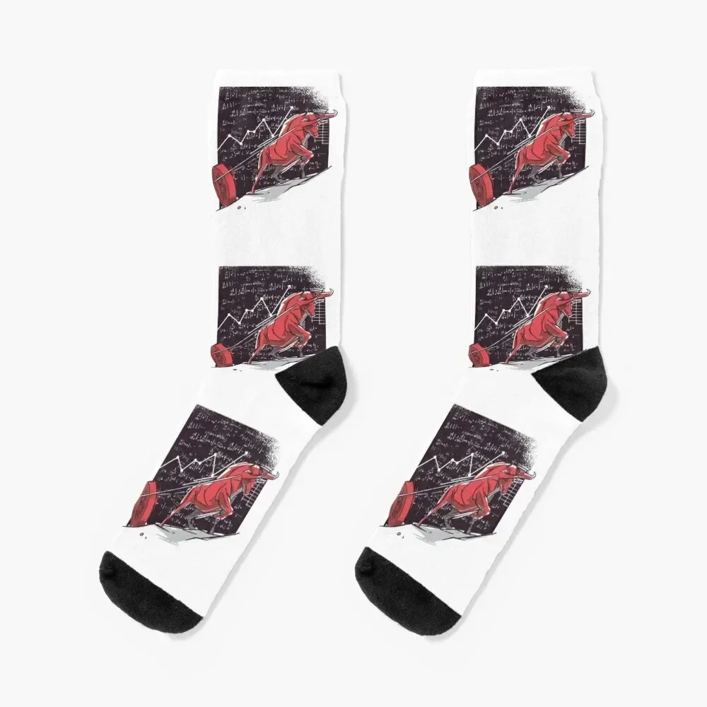 

Exchange bull Bitcoin Socks Sports christmas gifts anti-slip Socks Women Men's