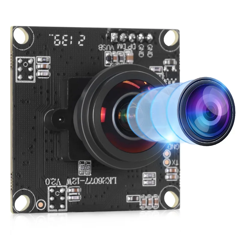 12MP imx577 1.7mm 190degree fisheye lens Free Drive USB Camera module 3840x2880 High Speed 4K HD Surveillance Camera