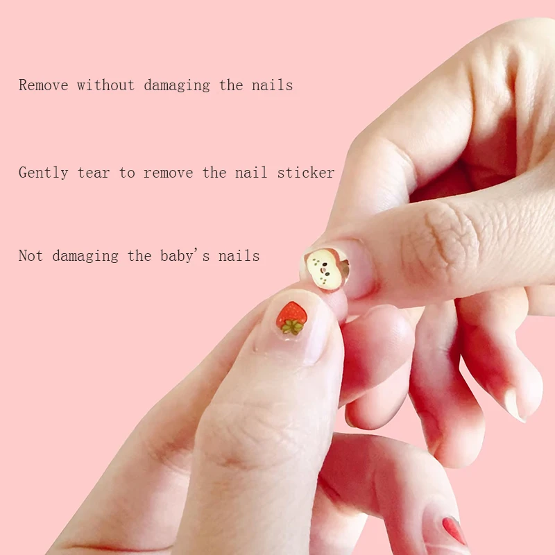 30Pcs Luminous Nail Art Sticker Glow In The Dark Colorful Rabbit Children Decals 3D  DIY Nails Accessorie