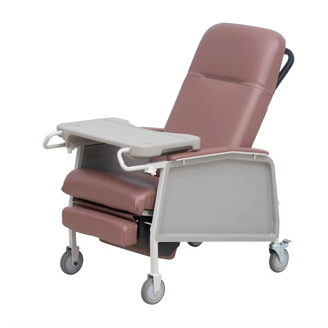 3 Position Mobile Clinical Care Recliner Geriatric Phlebotomy Chair CY-H802D