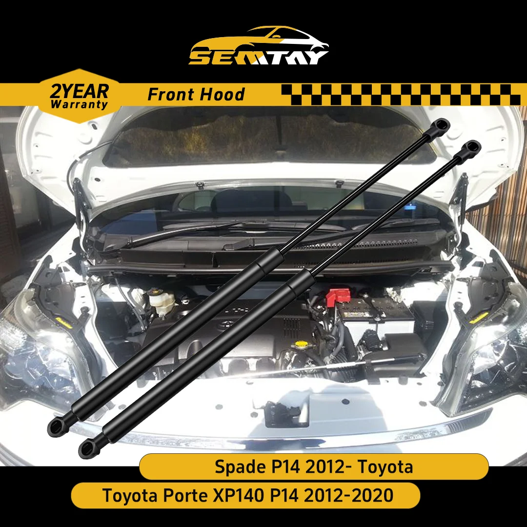 

Стойки капота SEMTAY для Spade P14 2012-/Toyota Porte XP140 P14 2012- Подъемник капота Пружинные амортизаторы Поддерживает автомобильный аксессуар