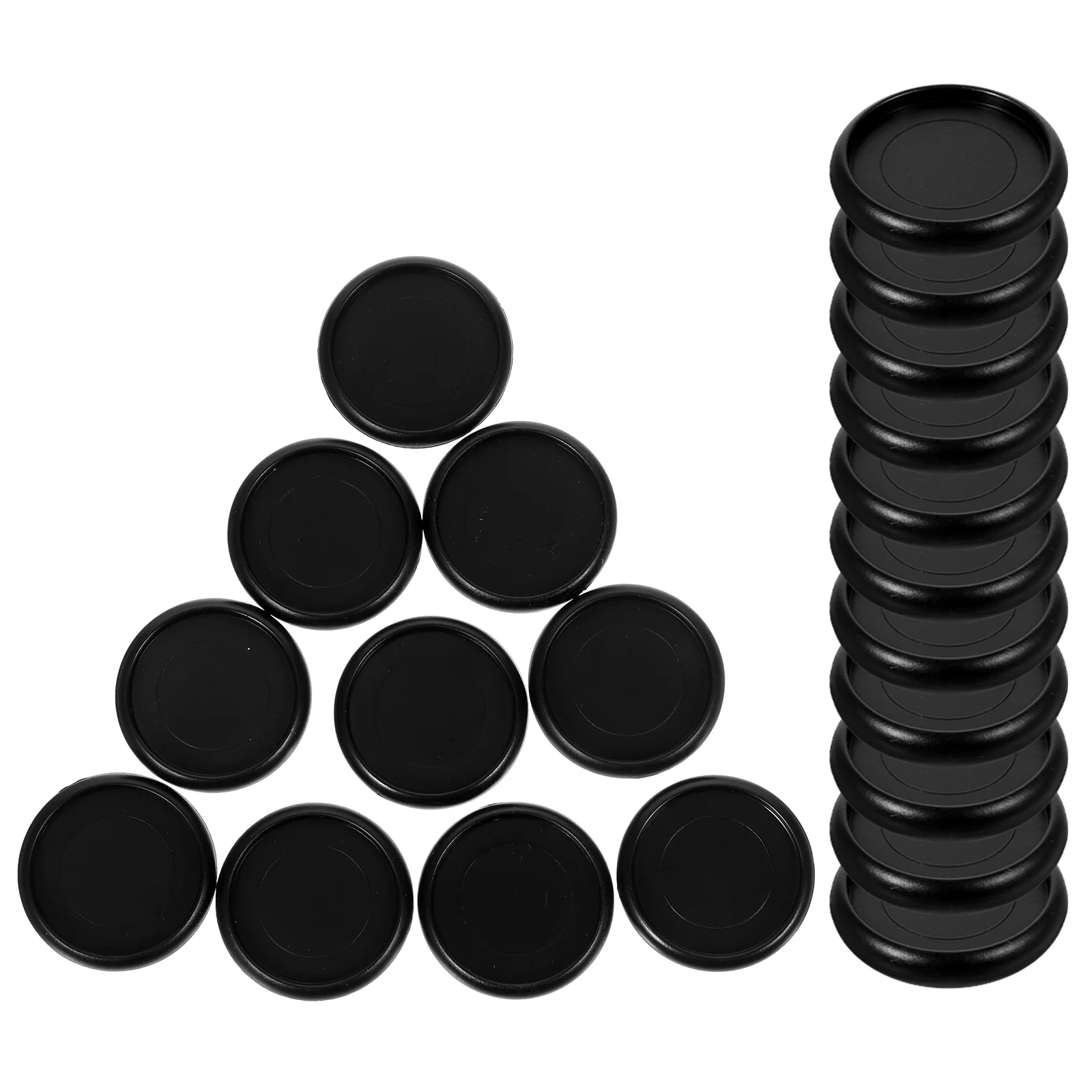 Nuobesty Placa Branca 22 Pcs Plástico Extensor de Folhas Soltas Discss Transparente Discbound Binding Binder Rings