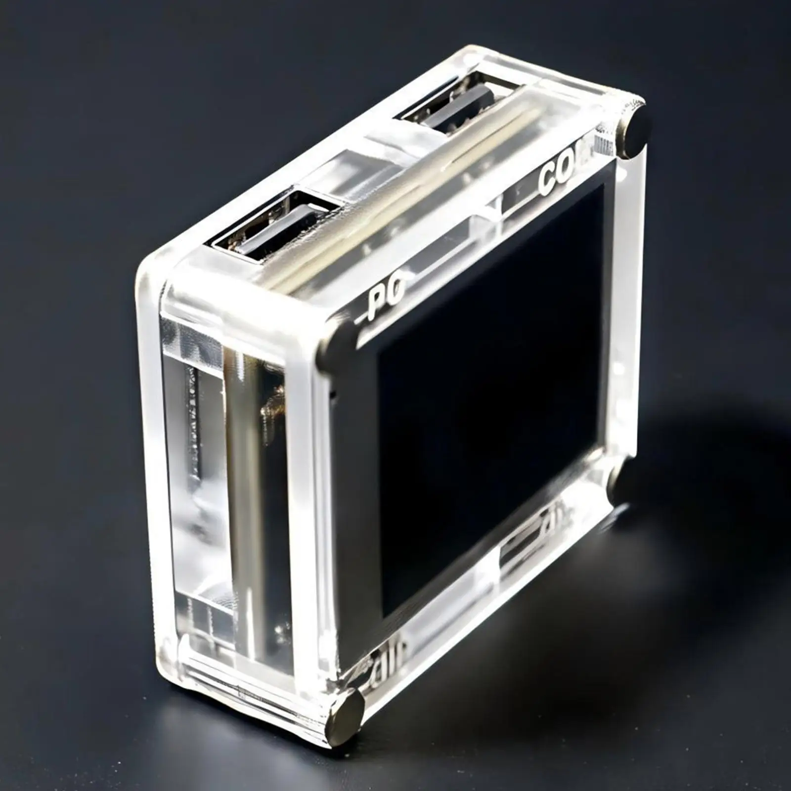 Keyboard Mouse Controller LCD Screen Game Device High Speed Switch Adapter DIY Network Transparent Case Keyboard Mouse Macro