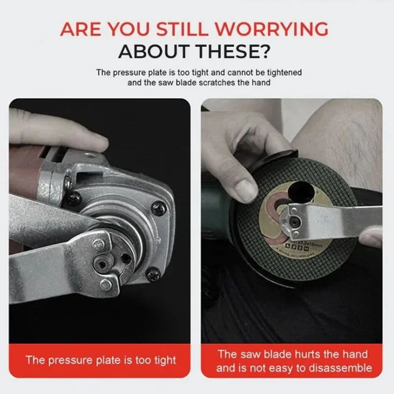 1/2pcs Angle Grinder Socket Wrench 1/2 Interface for Flange Nut Key Pressure Plate Removal Screw Driver Power Tool Accessories ﻿